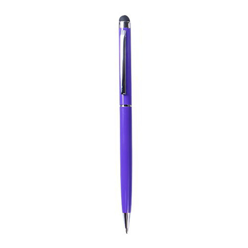 Stylo capacitif en métal avec écran tactile rotatif