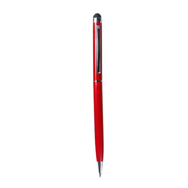 Stylo capacitif en métal avec écran tactile rotatif