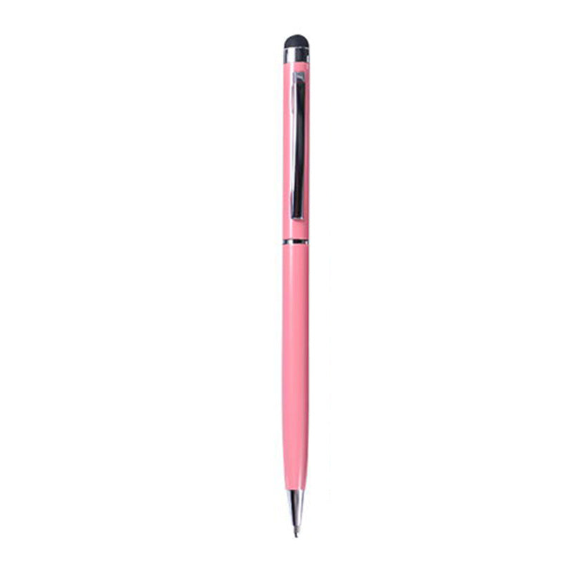 Stylo capacitif en métal avec écran tactile rotatif