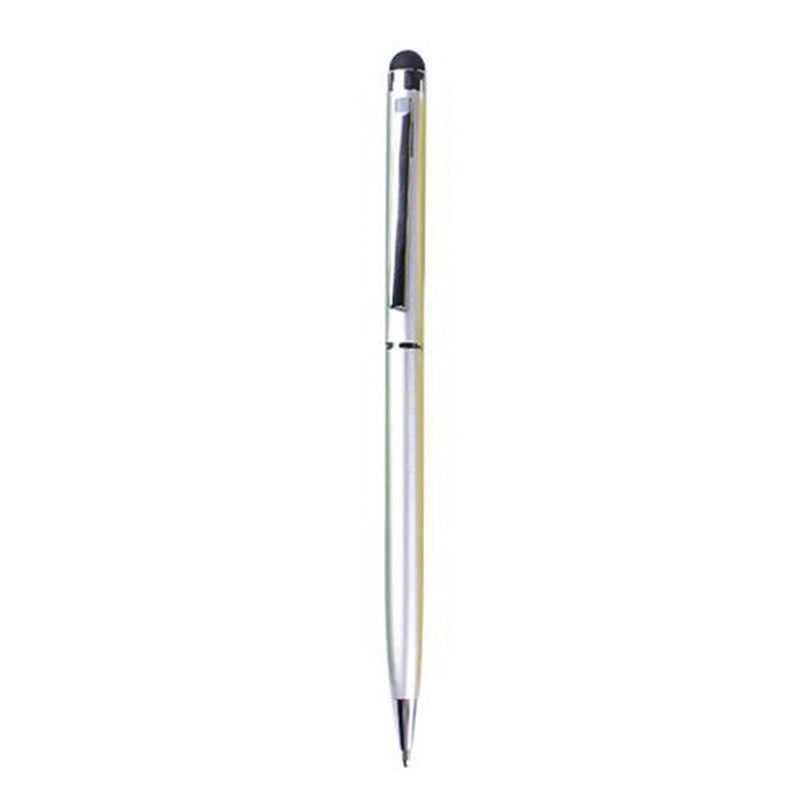 Stylo capacitif en métal avec écran tactile rotatif