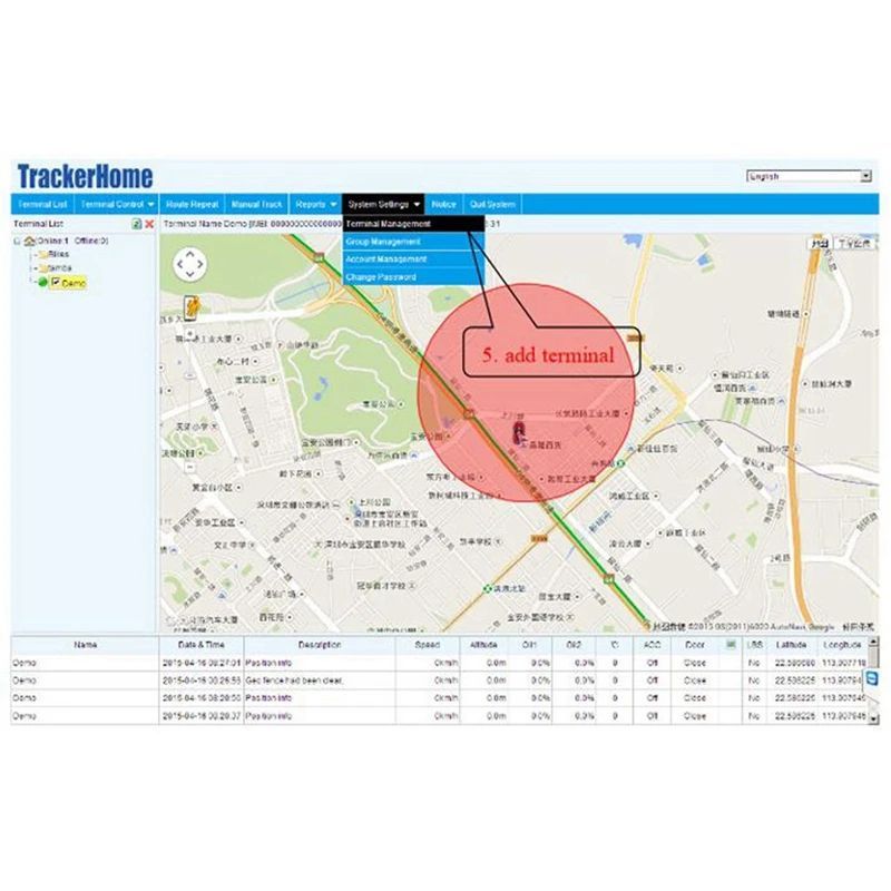 TK303G Localisateur personnel Localisateur de véhicule Voiture Alarme antivol GPS Tracker Positionnement Accur