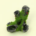 Décoration du réservoir de poisson Imitation Moss Tree Racine Crevette Pot Crevettes Nest Crevettes Branche