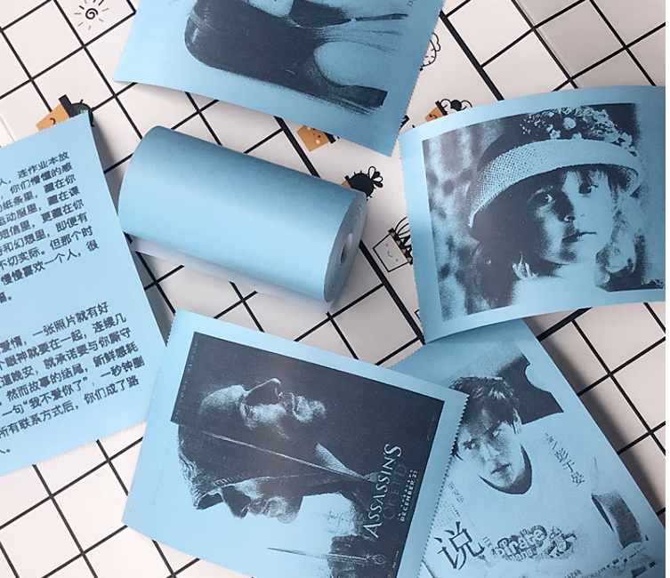Imprimante thermique sans fil Mini Bliuetooth Sticker papier Imprimante