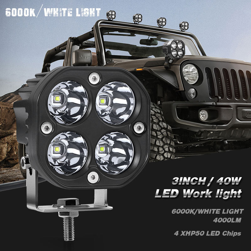 Projecteur carré LED hors route pour camion