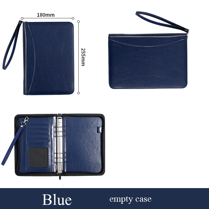 A5 Business Manager Dossier Creative Zipper Bag Bureau Dossier de travail Dossier de réunion Dossier