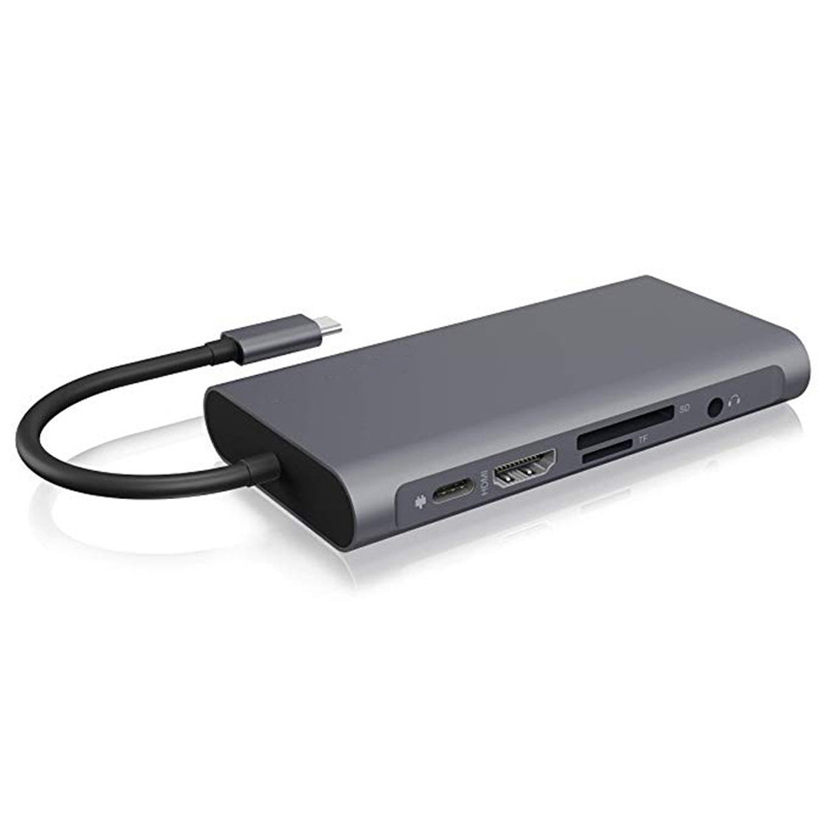 Port Ethernet HDMI VGA PD TF Computer Expansion Hub HUB