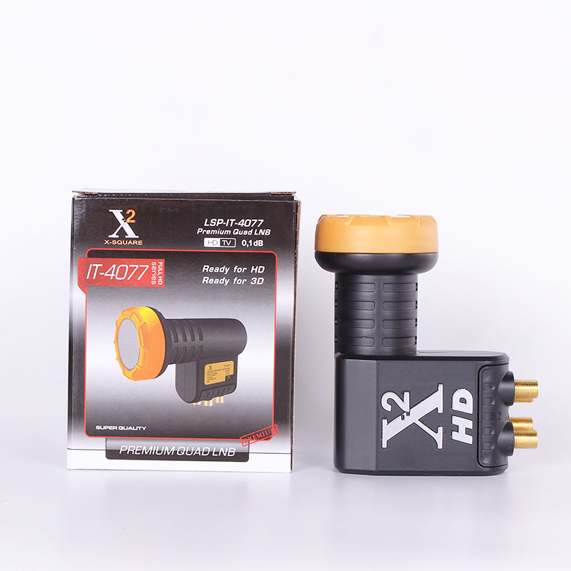 Universal Ku-Band Quatre-Way LNB convient pour la hauteur du récepteur de télévision par satellite