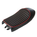 Coussin de siège à coque rétro rétro rehaussé de moto