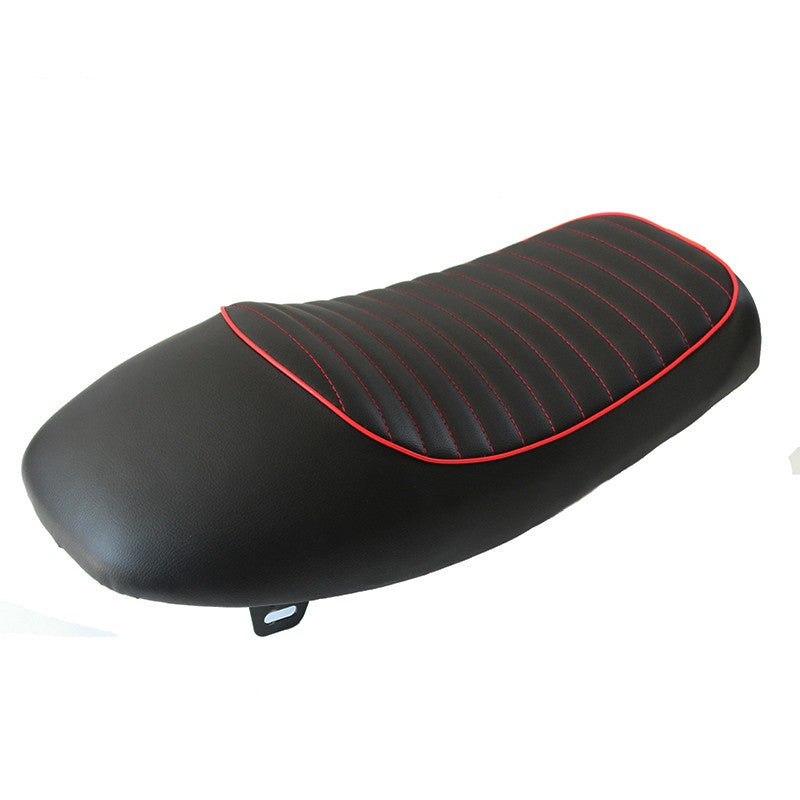 Coussin de siège à coque rétro rétro rehaussé de moto