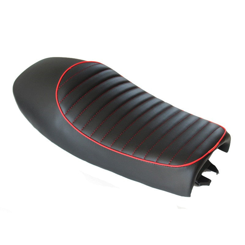 Coussin de siège à coque rétro rétro rehaussé de moto