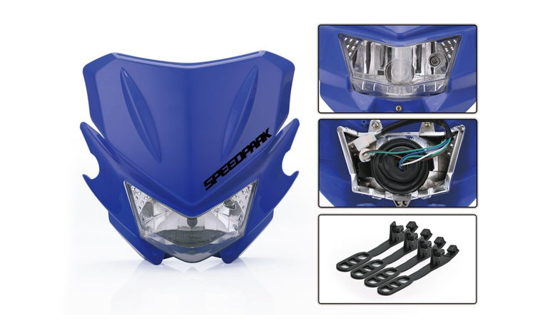 SPEEDPARK Universal Motorcycle Headlight Headlight Fairing for Dirt Bike