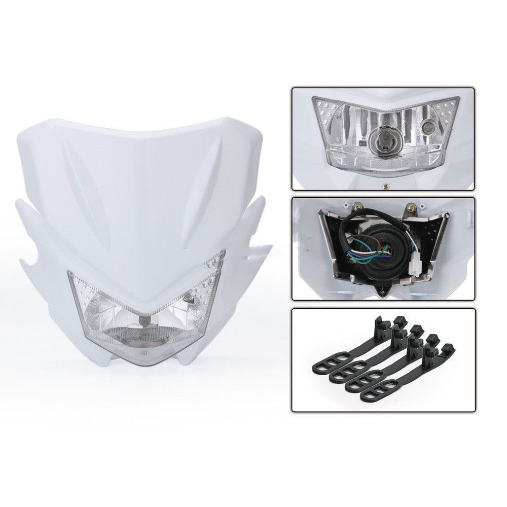 SPEEDPARK Universal Motorcycle Headlight Headlight Fairing for Dirt Bike