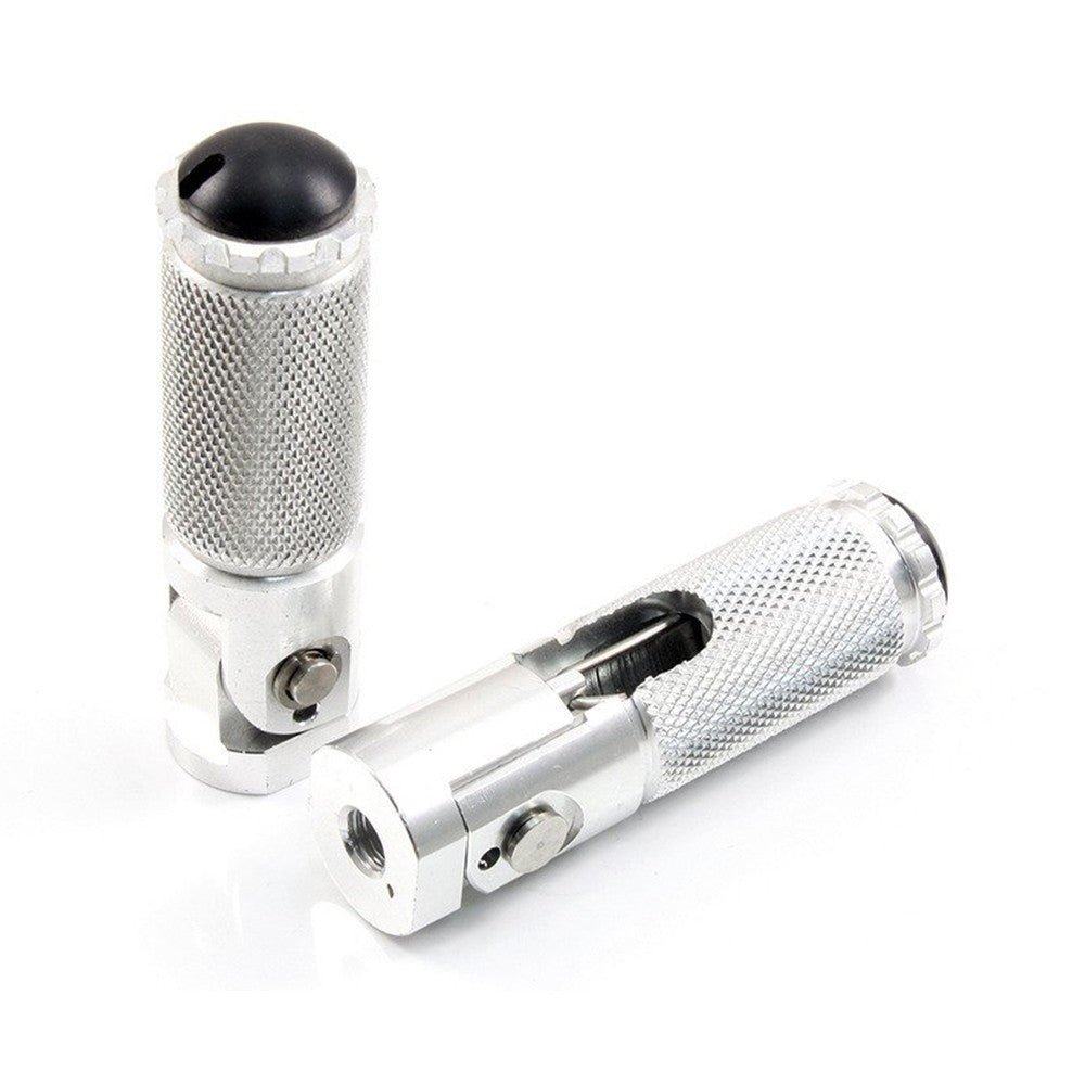 Pédale pliante ronde en alliage d'aluminium