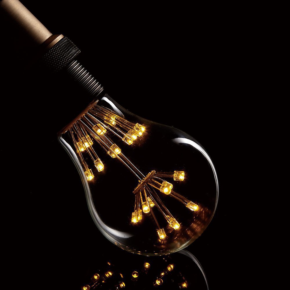 Ampoule LED 3W Colorful Stars ST64 Rétro Edison Décoration
