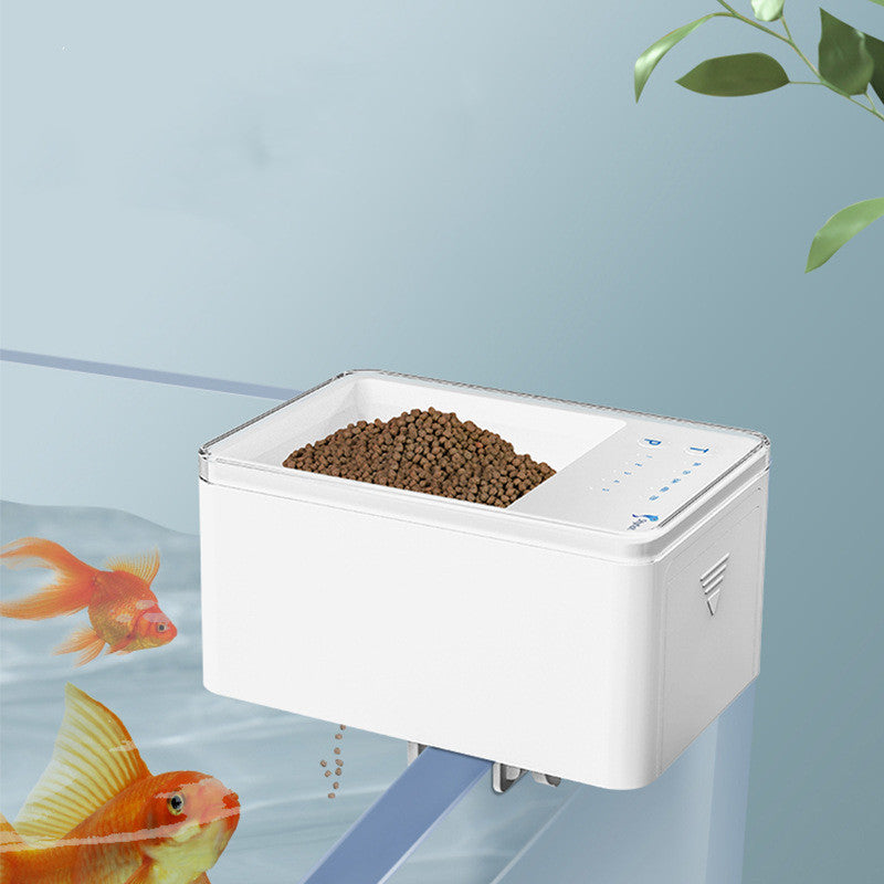 Animaux de compagnie alimentation poisson distributeur de nourriture numérique automatique poisson alimentation LED Aquarium numérique poisson Ta