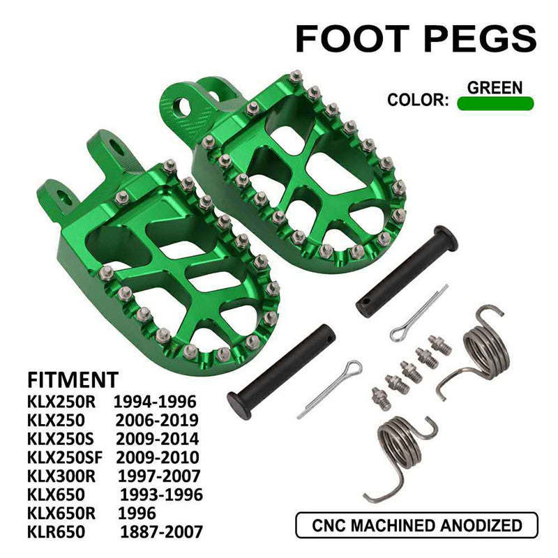 Pièces de moto hors route modifiées CNC en aluminium pédale
