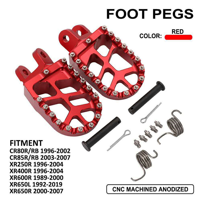 Pièces de moto hors route modifiées CNC en aluminium pédale