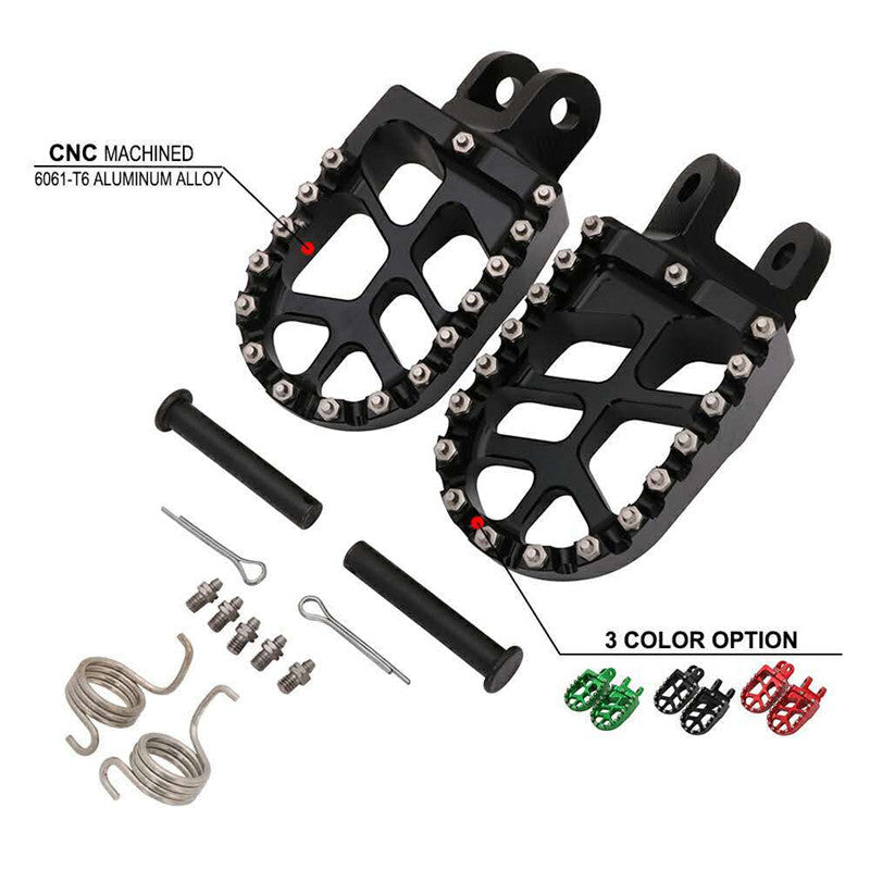 Pièces de moto hors route modifiées CNC en aluminium pédale