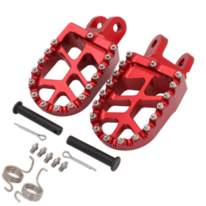 Pièces de moto hors route modifiées CNC en aluminium pédale