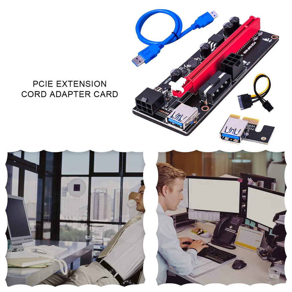 Carte de transfert PCI-E Spot PCIE1X vers la carte graphique 16X