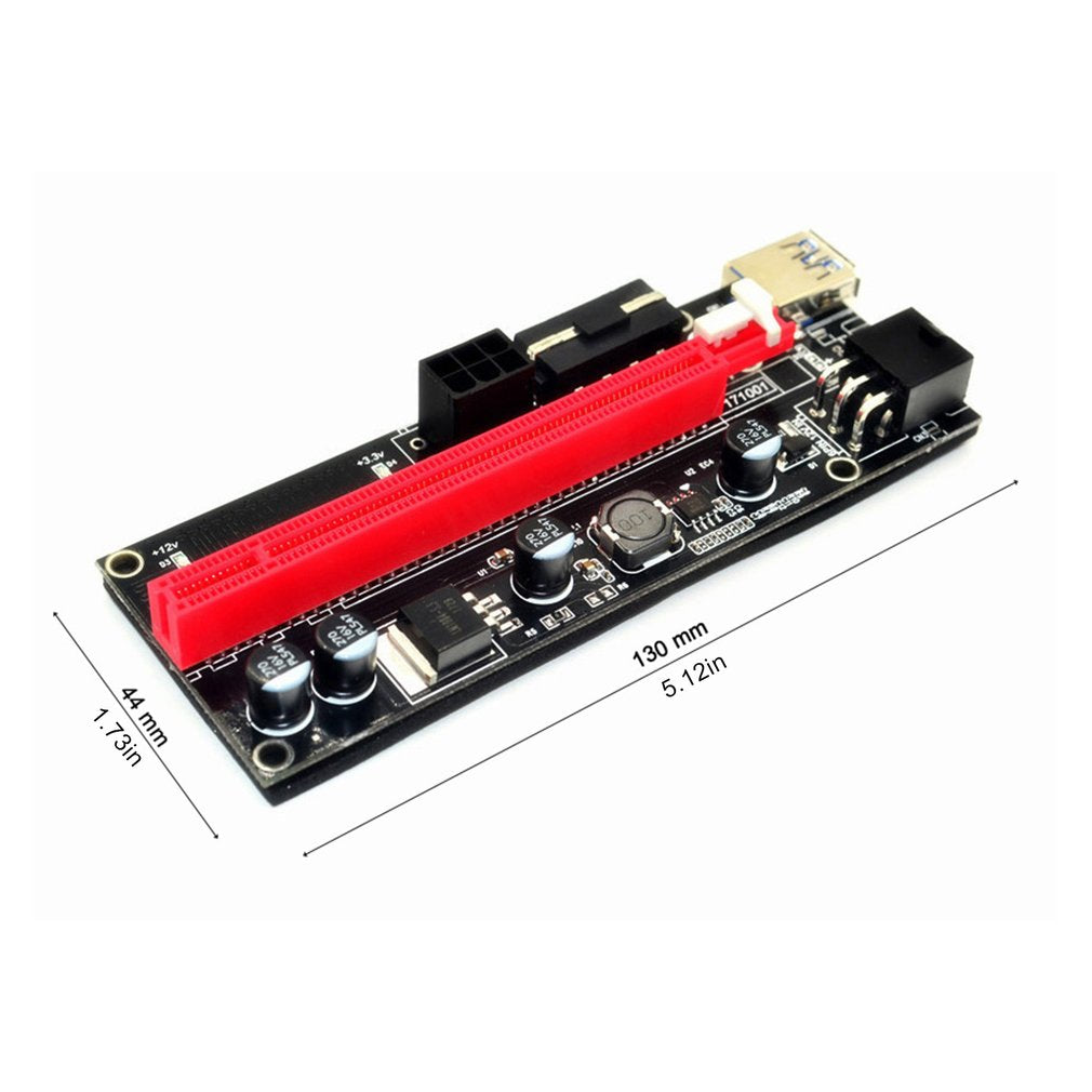 Carte de transfert PCI-E Spot PCIE1X vers la carte graphique 16X