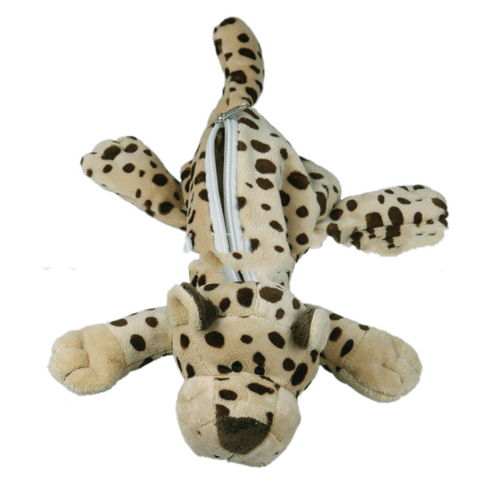 Étui de crayon créatif pour animaux de caricature coréenne en peluche pour enfants