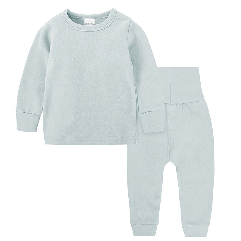 Autumn and Winter High Waist and Belly Protection Ensemble de sous-vêtements chauds pour garçons et filles