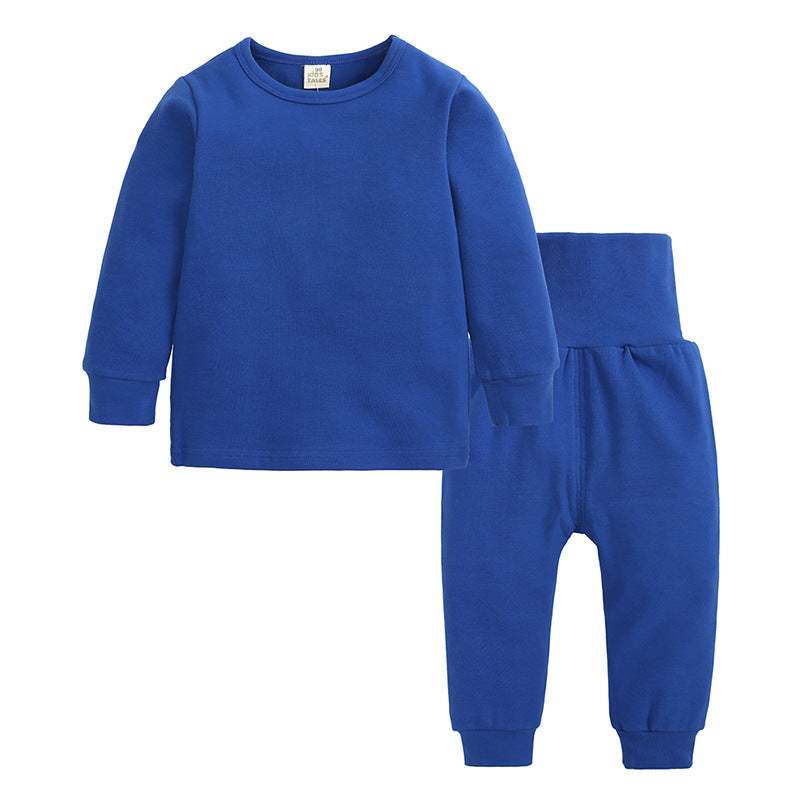 Autumn and Winter High Waist and Belly Protection Ensemble de sous-vêtements chauds pour garçons et filles