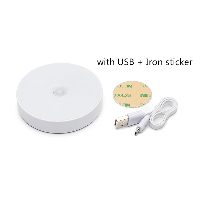 Induction du corps LED Petite lumière de nuit USB charge