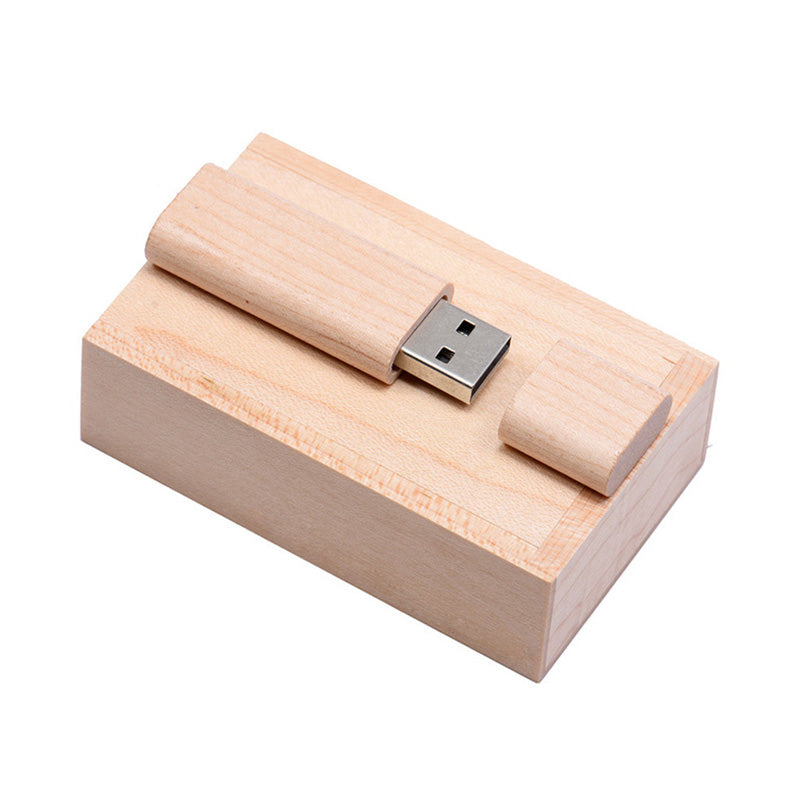 U Disk 32 Go en bois clé USB gratuit lettering créatif garçons et filles