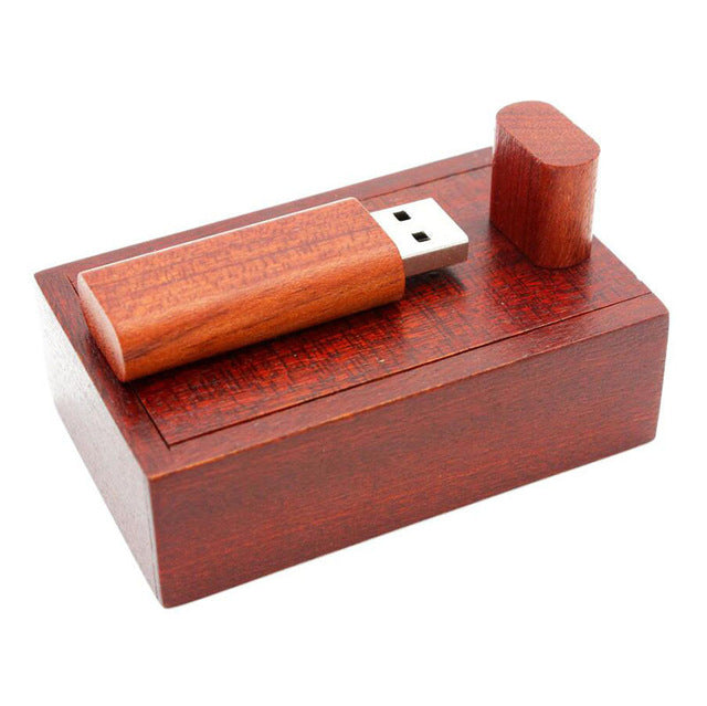 U Disk 32 Go en bois clé USB gratuit lettering créatif garçons et filles