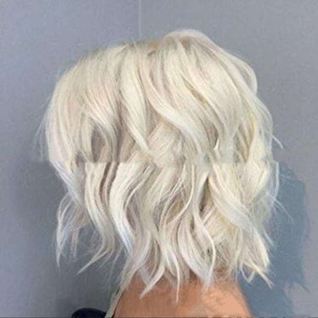 Coiffure courte bouclée pour femmes européennes et américaines