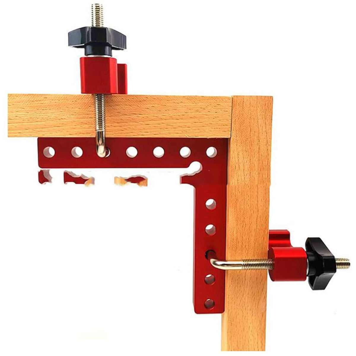 Clip de fixation à angle droit en bois métallique