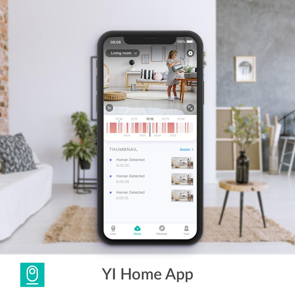 Accueil Surveillance HD Wifi sans fil Téléphone mobile Remote