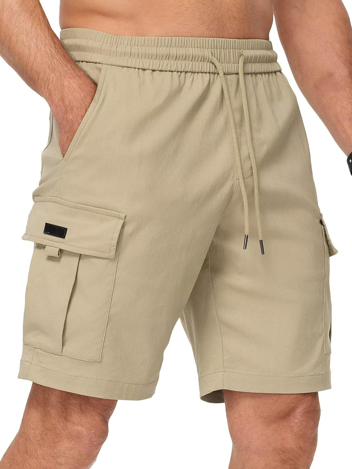 Homme Summer American Style Quick Dry Cargo Pantalons Arrivée Large jambe Casual Athletic Short