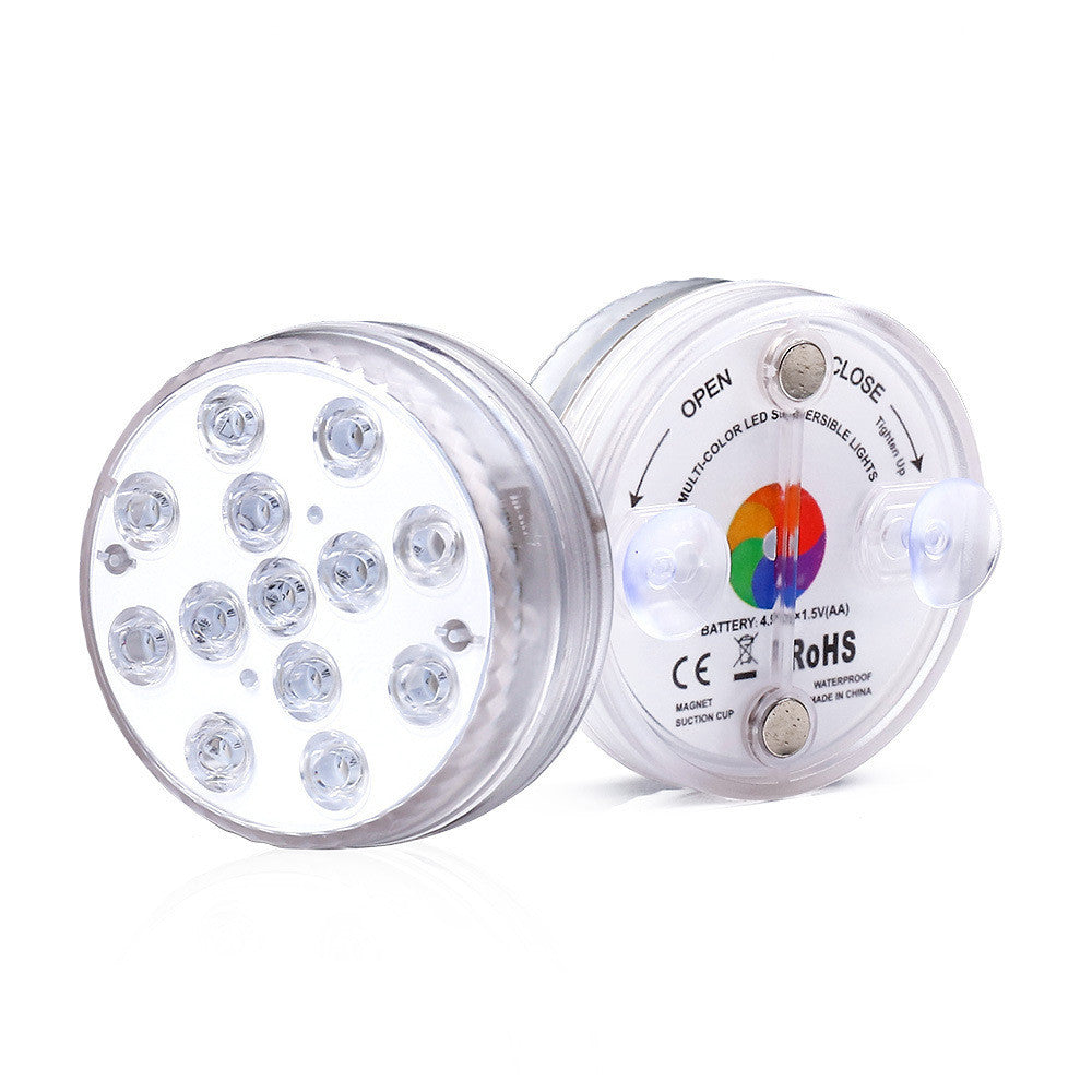 13 LED lumière submersible pour piscine Fontaine de jardin salle de bains IP68 imperméable