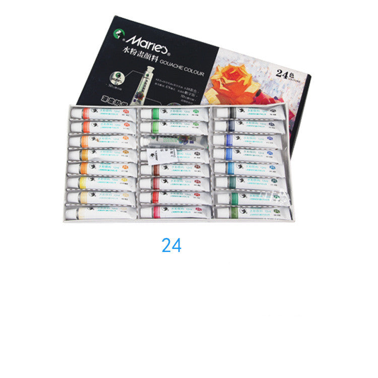 Marley Gouache Pigment 12ml Boîte 12 Couleurs 18 Couleurs 24 Couleurs Pigments