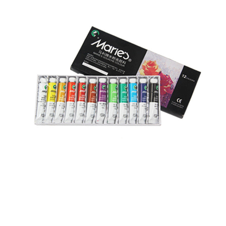 Marley Gouache Pigment 12ml Boîte 12 Couleurs 18 Couleurs 24 Couleurs Pigments