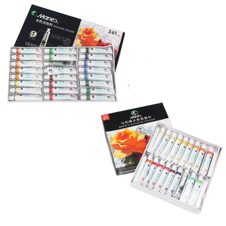 Marley Gouache Pigment 12ml Boîte 12 Couleurs 18 Couleurs 24 Couleurs Pigments