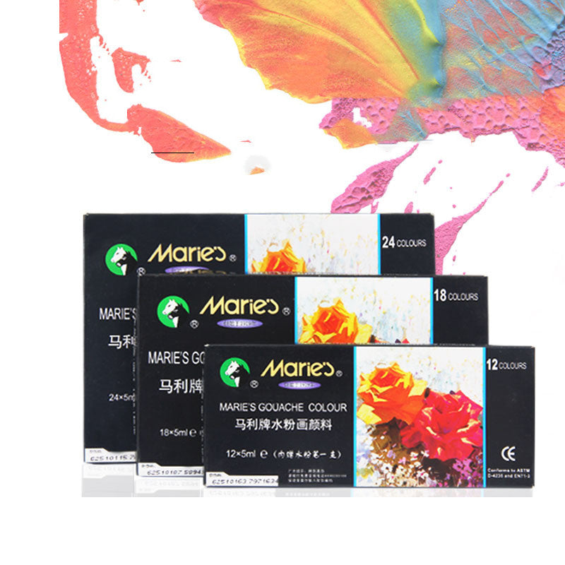 Marley Gouache Pigment 12ml Boîte 12 Couleurs 18 Couleurs 24 Couleurs Pigments