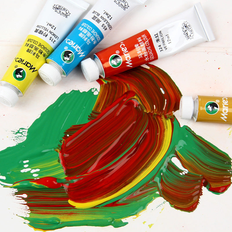 Marley Gouache Pigment 12ml Boîte 12 Couleurs 18 Couleurs 24 Couleurs Pigments
