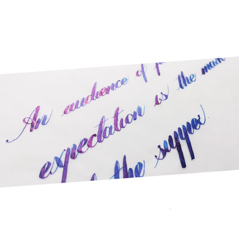 Stylo dip stylo en poudre d'or encre de couleur graduée d'encre