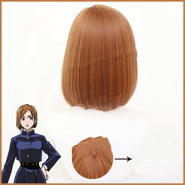 Conjuration Back Combat Nagizaki Wild Rose Orange Brown côté Split cheveux courts