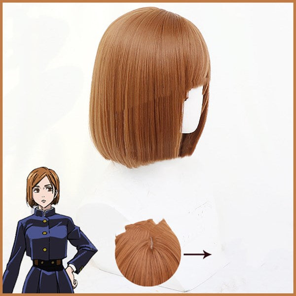 Conjuration Back Combat Nagizaki Wild Rose Orange Brown côté Split cheveux courts