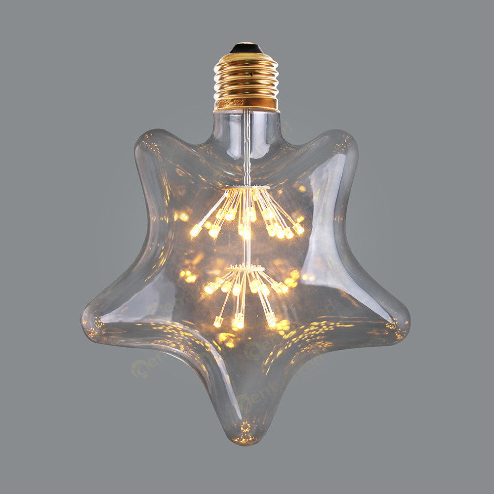 Ampoule LED 3W Colorful Stars ST64 Rétro Edison Décoration