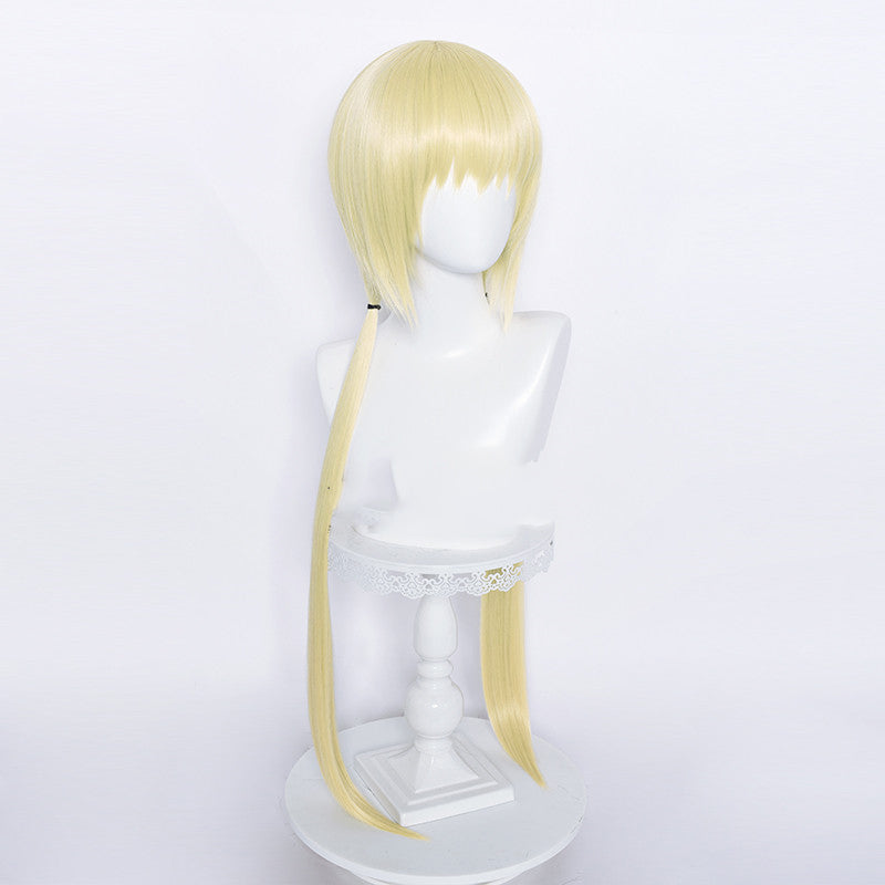 Fashion All-Match Long Cheveux Pigtail Rond Cos Wig