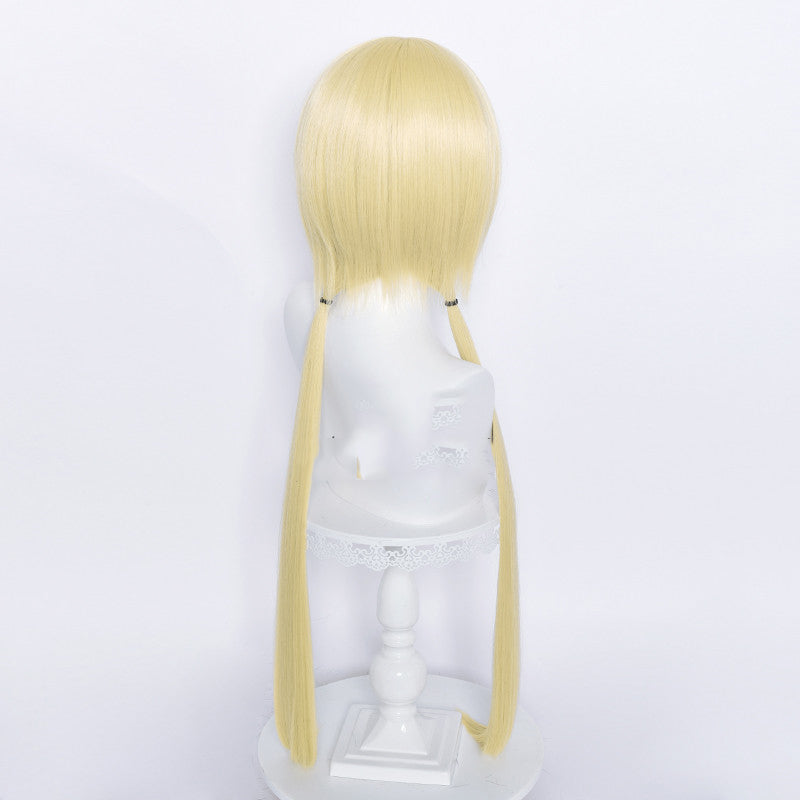 Fashion All-Match Long Cheveux Pigtail Rond Cos Wig