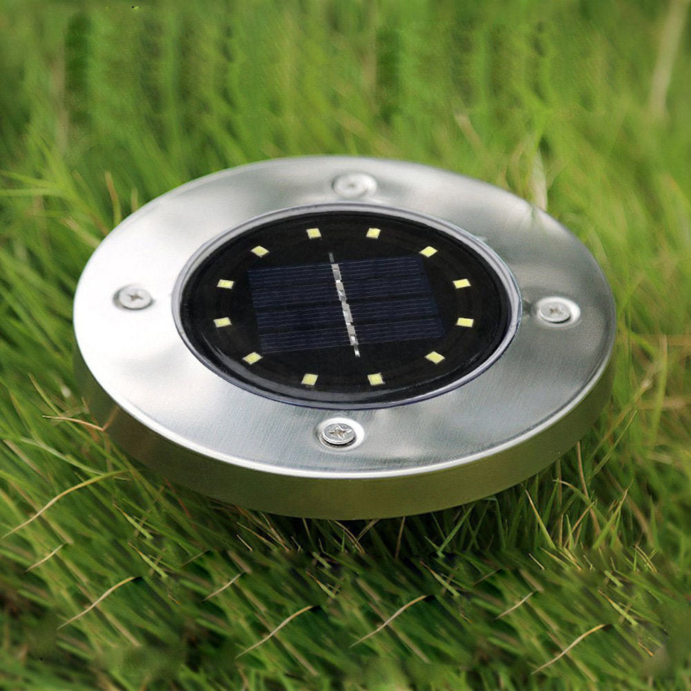 12Lumière solaire souterraine de lumière solaire LED