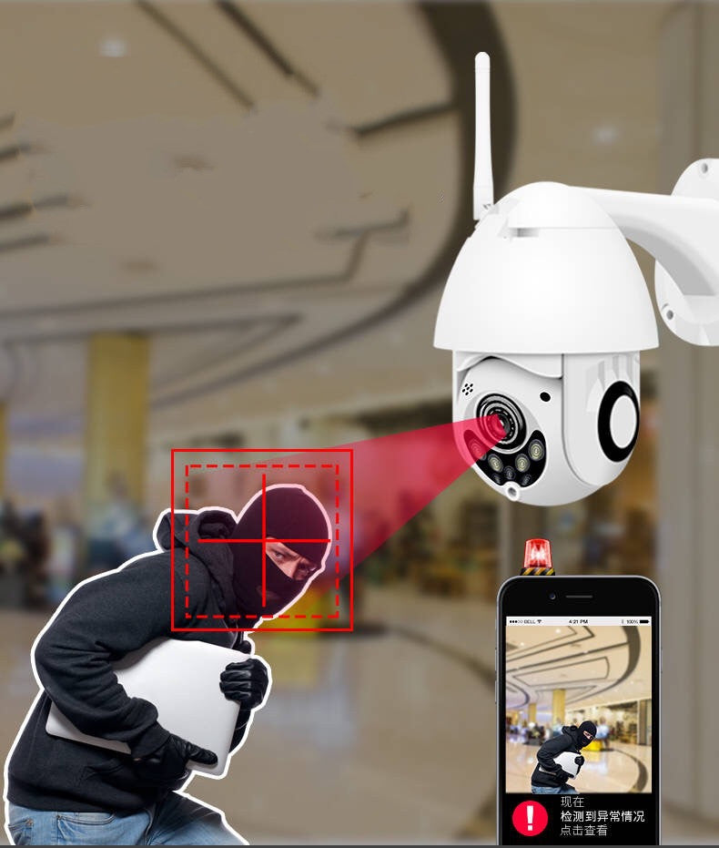 Tuy2.5 Machine à boule Outdoor Waterproof Wifi Webcam
