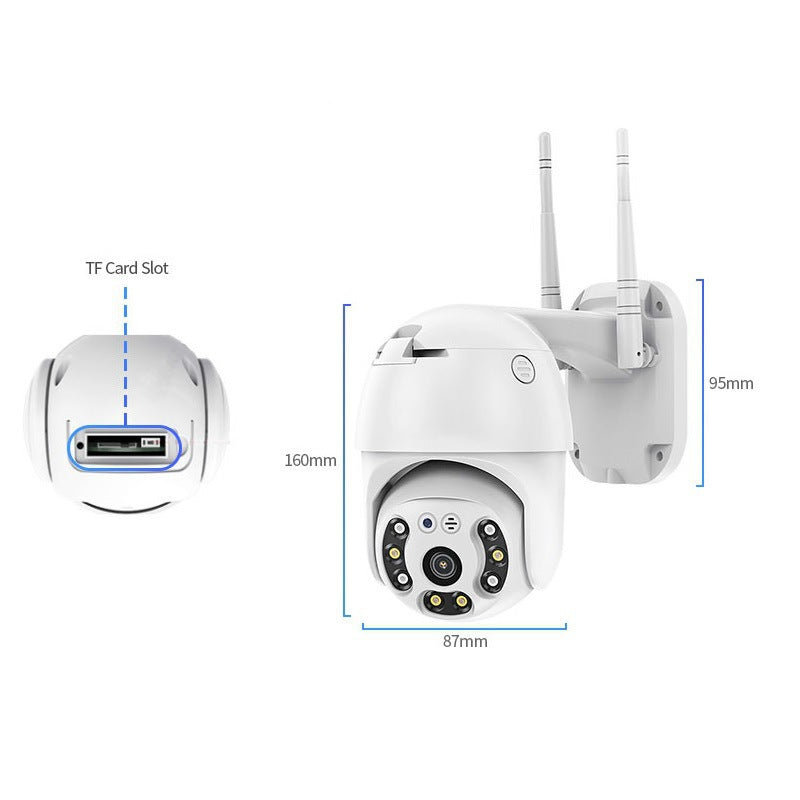 Tuy2.5 Machine à boule Outdoor Waterproof Wifi Webcam